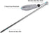 Aluminium Alloy Diving Pointer Stick for Lobster Tickle - Gray