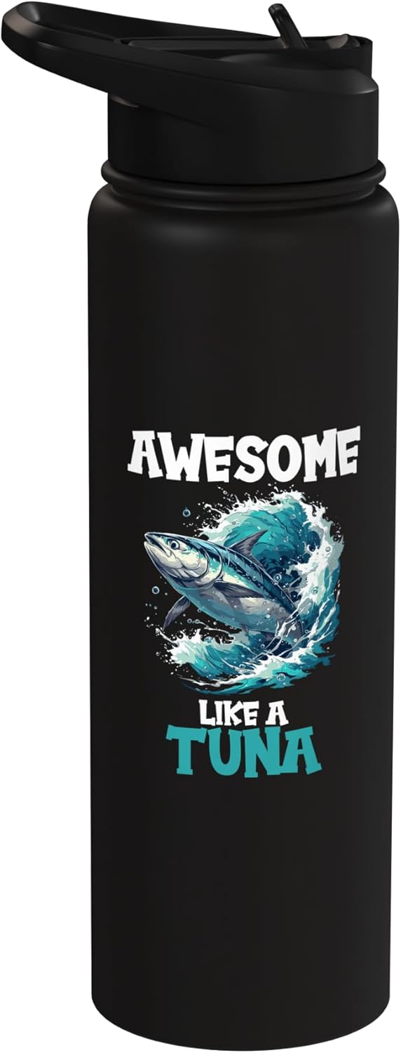 Tunas Tuna Lovers Gifts Shop Tunas Lovers Awesome like a Tuna Stainless Steel Insulated Water Bottle