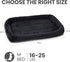 Patas Lague Bolster Dog Bed for Medium Dogs, 30''x20'', Soft Foam Sofa Pet Bed, Machine Washable