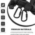 JNXIJ 2PCS Headset, Hook for Hanging Helmet Multi-Purpose Motorcycle Carabiner Hook, Heavy Duty Strap Clip for Stroller
