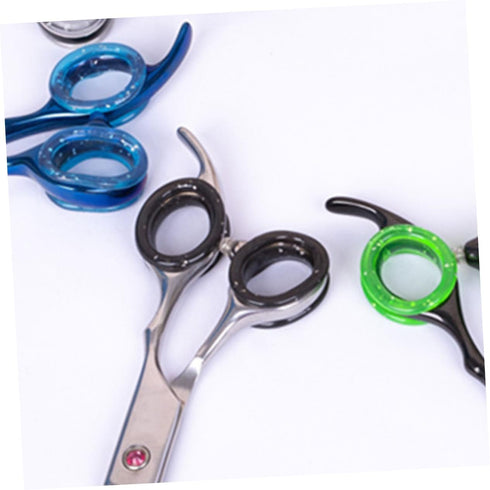 10pcs Silicone Rings Scissor Inserts, Finger Grips for Grooming Shears, Refer to Pet