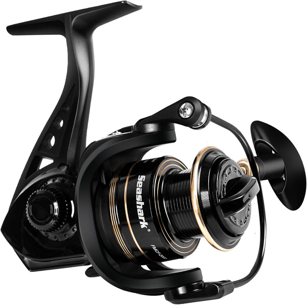 Spinning Fishing Reel FMCF - Freshwater and Seawater Fishing Reel with Max 17.6lb Carbon Resistance, High Speed Gear