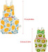 UtySty 2 Pack Bird Diaper Parrot Nappy Bird Flight Suits Harness Cockatiel Diaper Small Birds Clothes for Parakeet