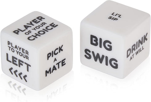 True Drinking Dice - Adult Party Games Drinking - Fun Drinking Games