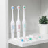 3 Set 9Pcs Kisangel Dog Electric Toothbrush, Pets Rechargeable Toothbrush, Gentle Brush for Dogs Cats Portable