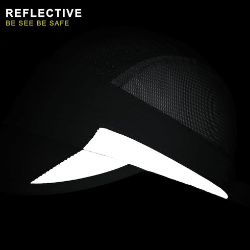 GADIEMKENSD Unisex Reflective Sports Cap, Breathable Fast Dry