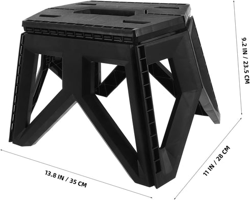 Packable Happyyami Collapsible Camping Stool Portable Folding Chair Entryway Bench Step Stool for Boys and Girls