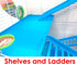5-Floor Large Twin Towner Play Tube Habitat Syrian Hamster Rodent Gerbil Mouse Mice Rat Wire Animal Critter Cage
