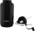 Pro Impact Squeezable Water Bottle - 35.5 Oz with Bendable Long Straw and Spray Cap