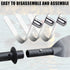 HZMM 8 Pcs Stainless Steel Spring Snap Clips for Kayak Paddle, Tent Pole Clips, Tube Locking Pin Clips