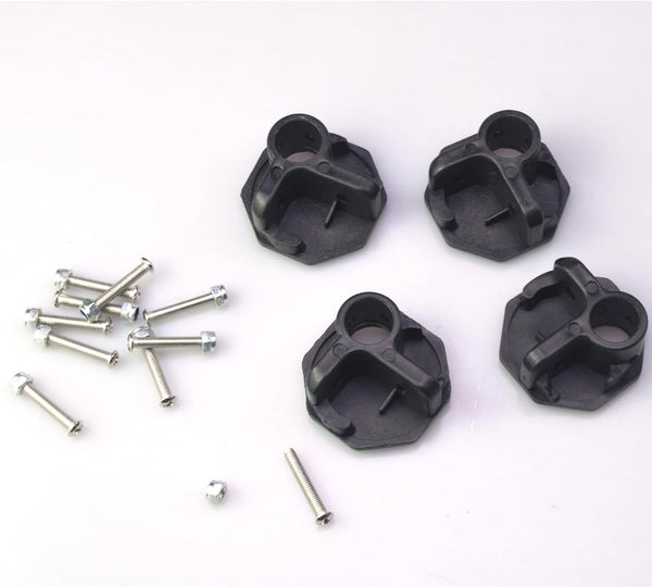 FDXGYH 4 Pcs 14 MM Camping Chair Replacement Feet with Screws Repair