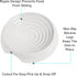 CatGuru Whisker Friendly Cat Bowls, Non Slip Pet Feeding Bowls for Indoor Cats, Shallow Kitten Dish (Marshmallow)