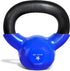 Yes4All Kettlebell Vinyl Coated Cast Iron – Full Body Workout Equipment for Grip Strength and Strength Training