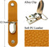 Hat Clip for Travel, PU Leather Multifunctional Duckbill Hat Clip for Outdoor