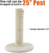 Natural Sisal Rope, 1/4 Inch 65FT for Cat Scratching Post Repair, Multi Color Cat Scratch Tree Rope Replacement, Cactus