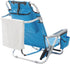 Pinikuyiro 5 Backpack Beach Chair Sling Camping Sunbathing Chairs with Adjustable Position, Head Pillow, Storage Bag