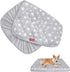 Dog Bed Covers Replacement, Washable Pet Hair Easy to Remove, Waterproof Dog Bed Cover, Lovely Grey Star Print, 30x20
