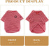 Matching Dog and Owner Clothes,Striped Dog shirts for Small Medium Large Dogs Cats,Mama and Pet Shirts are Sold Separately(for Pets,Pet-Pink,Pet 6XL-Bust 31.2")