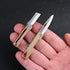 Ultra Small Folding Pocket Brass Knife, High Carbon Alloy Steel Blade, Mini EDC Portable Knife