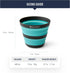 Sea to Summit Frontier Ultralight Collapsible Camp Cup, 12 Ounce Aqua Sea Blue