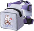Dog Cute Plush Backpack with Pocket, Adjustable Dog Harness Vest with D-Ring for Cats Small Medium Dogs, Cartoon