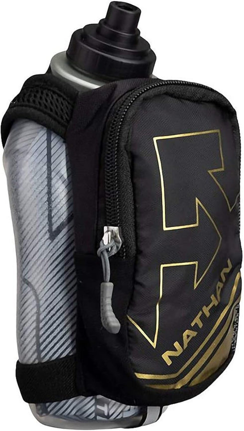 Nathan SpeedDraw Plus Insulated Flask, Handheld Running Water Bottle for Runners, Hiking