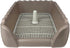 Lutema Beige Indoor/Outdoor Dog Potty Tray for Small & Medium Puppies