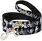 Buckle-Down Pet Leash, Villains Hexing Princess' Scenes, 6 Feet Long, 1" Wide, Color/Black/White