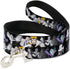 Buckle-Down Pet Leash, Villains Hexing Princess' Scenes, 6 Feet Long, 1" Wide, Color/Black/White