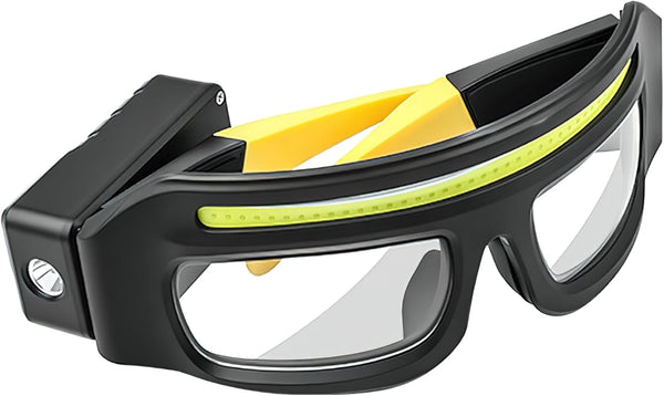 IgniteHaul LED Glasses Rechargeable Headlight with Motion Sensor and Touch Control, 5 Modes