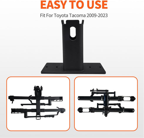 Hitch Wall Mount Bike and Cargo Storage Rack - Supports Up to 200 lbs (2 inch)