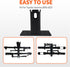 Hitch Wall Mount Bike and Cargo Storage Rack - Supports Up to 200 lbs (2 inch)