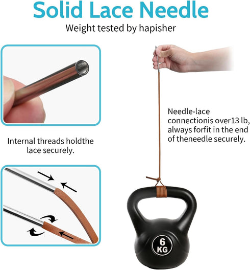 Hapisher Baseball Glove Lace Needle, Durable Lacing Needle for Baseball and Softball Glove Repair