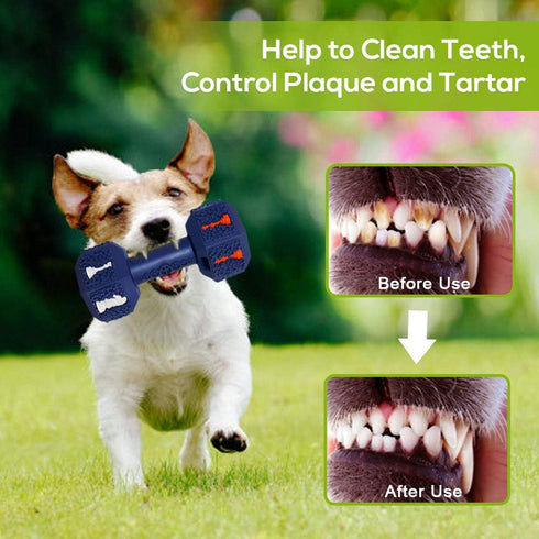 Dog Chew Toys for Aggressive Chewers, Food Grade Non-Toxic Dental Toy, Tough Durable Indestructible for Small Dogs
