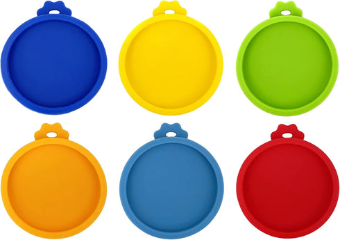 Cat Food Can Lids, Silicone Covers for 3 oz Cat Food Cans, Small Pet Food Can Lids (Multiple)