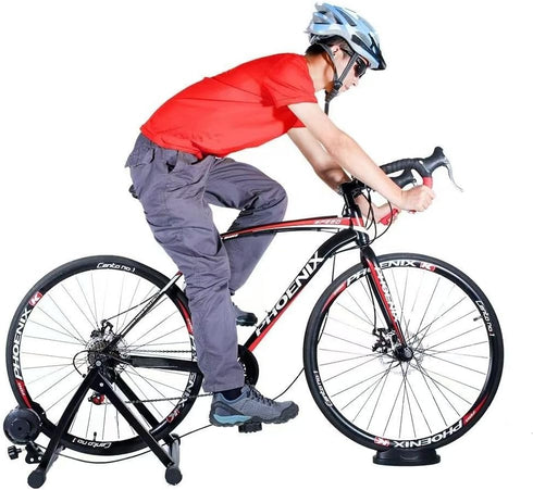 30pcs Bike Riser Trainer Stand with Reflective Stickers - Indoor Bicycle Stationary Front Wheel Block Plastic
