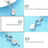 Oinsi Infinity Love Pet Cremation Jewelry for Ashes, Dog/Cat Funeral Keepsake Urn Necklace Pendant