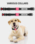 Dynmeow Airtag Dog Collar Holder, Stretchy Silicone Anti-Lost Holder for Dog and Cat Collars (HOT PINK)