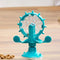 Lakeside Cat Spinning Windmill Treat Dispenser with Suction Cup