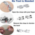 Fitbit Charge 6/Charge 5 Band Compatible for Women, Slim Crystal Bling Glitter Rhinestones Jewelry Metal Bracelet