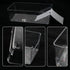 2 Pack Large Transparent Hermit Crab Water Tank with Climbing Ramp for Small to Large Hermit Crab Habitat