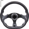 MOSNAI Golf Cart Steering Wheel or Adapter - Fits Club Car EZGO Yamaha, Universal D Shape Design