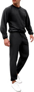 Sauna Suit for Men, 2 Piece Set Weight Loss Sweatshirts Pant Gym Workout Boxing Clothes