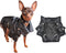 Cool Dog Leather Jacket Coat, Halloween Rock Star Costume for Small Medium Dogs (S, Black)
