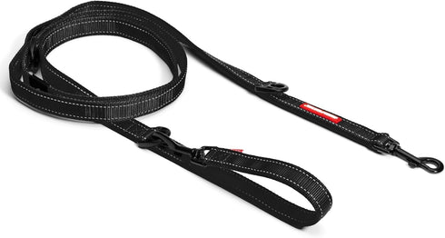 EzyDog Vario 6 Multi-Function Dog Leash - Snap Hook, Reflective Stitching, Perfect for Running, Walking, Traffic