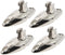 NovelBee 4 Pack of 316 Stainless Steel Quick Release Bimini Top Swivel Hinge Marine Hardware