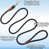 6 FT/8 FT/10 FT Rope Dog Leash, 1/2” Strong Nylon Climbing Leash with Leather Connection for Medium Large Dogs