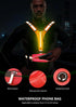 LED Reflective Vest Running Gear, USB Rechargeable Light Up Vest, Chest Phone Holder for Runners, Night Walking,