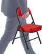 Mini Padded Folding Chairs, Garage Stool, Portable Camping Chair with Cushion, Lightweight