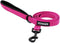 Voyager 5ft Reflective Dog Leash with Neoprene Handle: Heavy Duty for Small, Medium, and Large Breed Puppies - Fuchsia